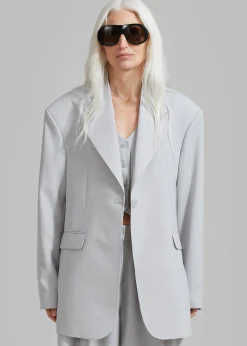 The Frankie Shop Gladys Blazer Grey Sale