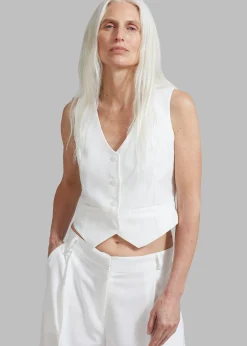 The Frankie Shop Gladys Vest White