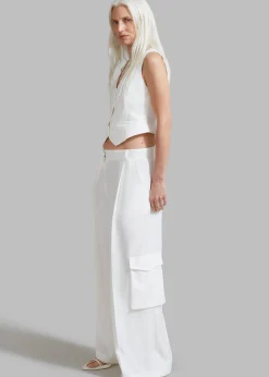 The Frankie Shop Gladys Vest White