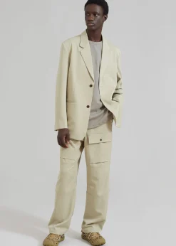 The Frankie Shop Grant Blazer Slate Green Sale