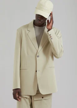 The Frankie Shop Grant Blazer Slate Green Sale