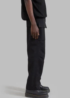 The Frankie Shop Grant Cargo Pants Black Hot