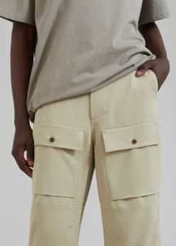 The Frankie Shop Grant Cargo Pants Slate Green Outlet