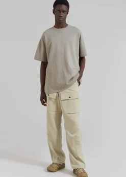 The Frankie Shop Grant Cargo Pants Slate Green Outlet