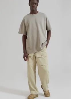 The Frankie Shop Grant Cargo Pants Slate Green Outlet