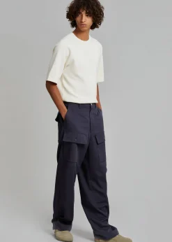 The Frankie Shop Grant Cargo Pants Navy Clearance