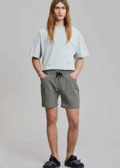 The Frankie Shop Guido Nylon Shorts Grey Hot