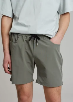 The Frankie Shop Guido Nylon Shorts Grey Hot