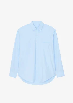 The Frankie Shop Gus Oversized Shirt Sky Sale