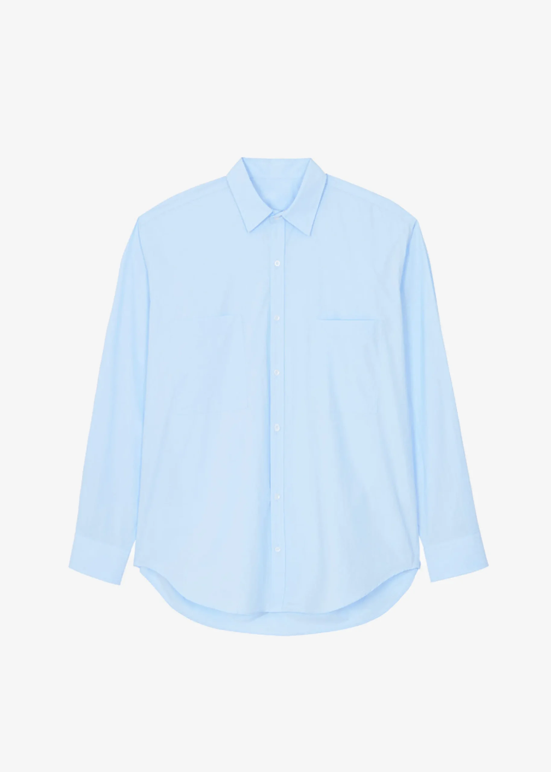 The Frankie Shop Gus Oversized Shirt Sky Sale