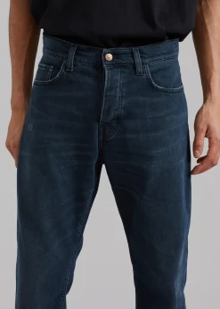 The Frankie Shop Haikure Tokyo Slim Pants Mended Blue Black New