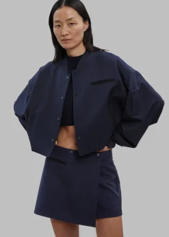 The Frankie Shop Hava Jacket Navy Online