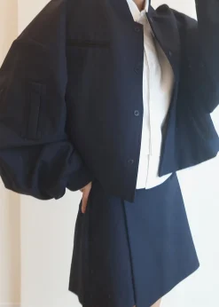 The Frankie Shop Hava Jacket Navy Online