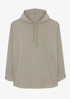 The Frankie Shop Heith Light Hoodie Olive Discount