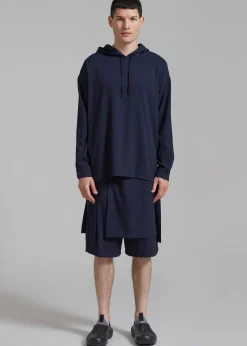 The Frankie Shop Heith Light Hoodie Blue Hot