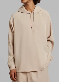 The Frankie Shop Heith Light Hoodie Natural Online