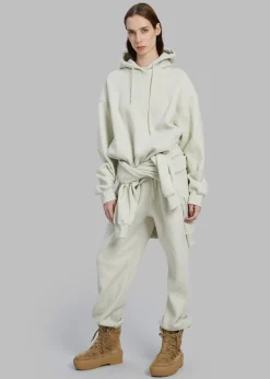 The Frankie Shop Hoops Hoodie Birch Online