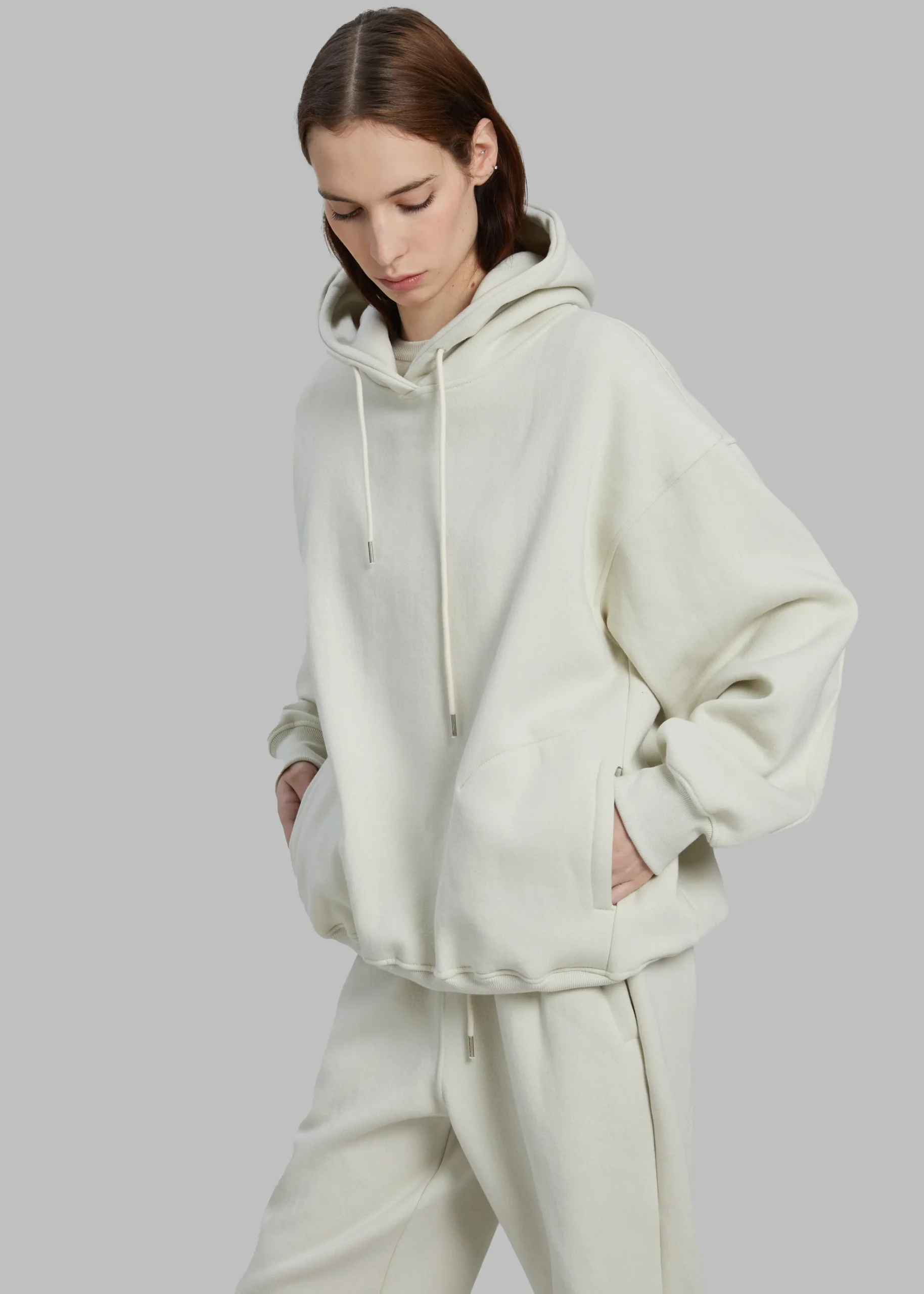 The Frankie Shop Hoops Hoodie Birch Online