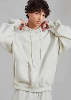 The Frankie Shop Hoops Hoodie Birch Online