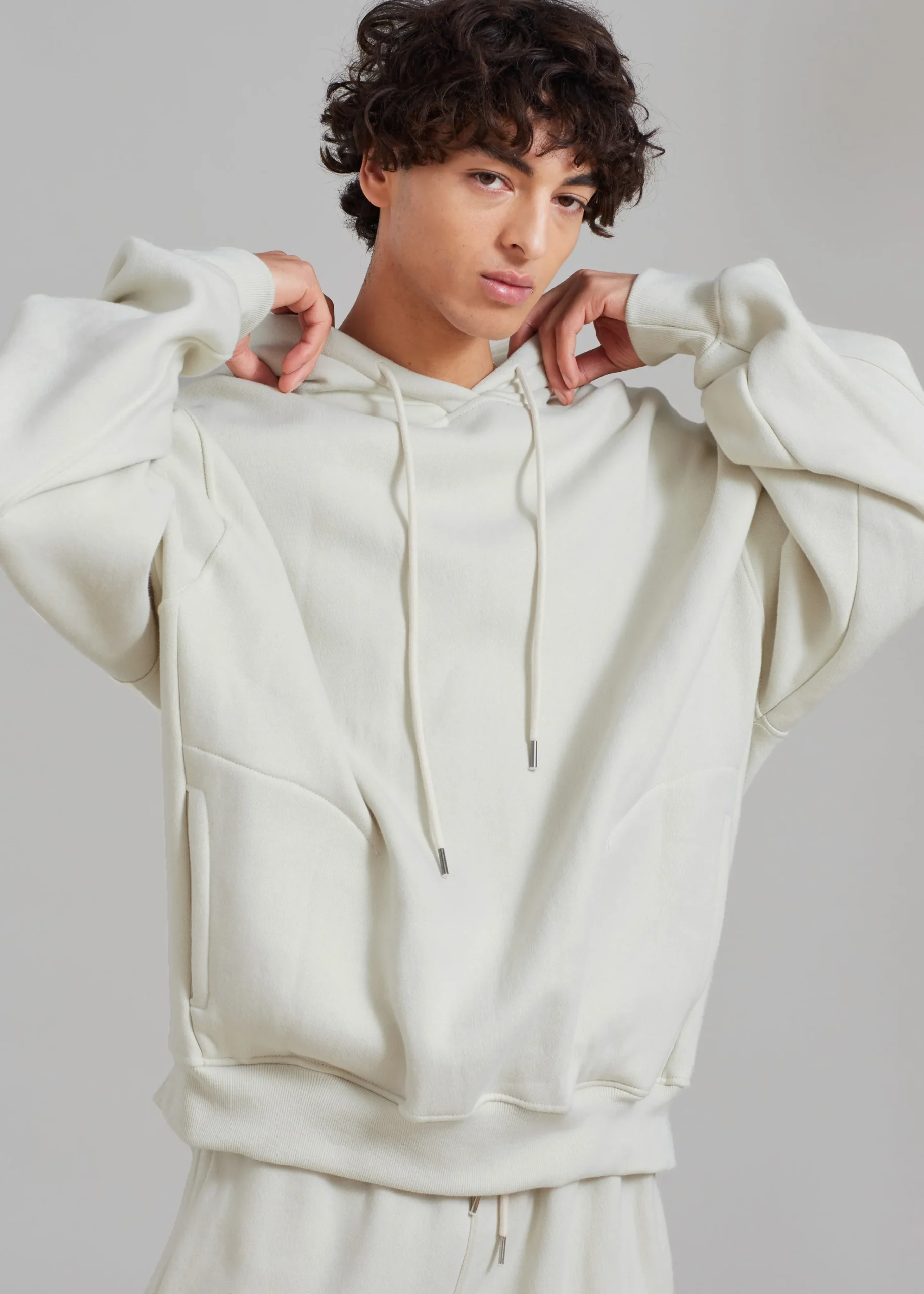 The Frankie Shop Hoops Hoodie Birch Online