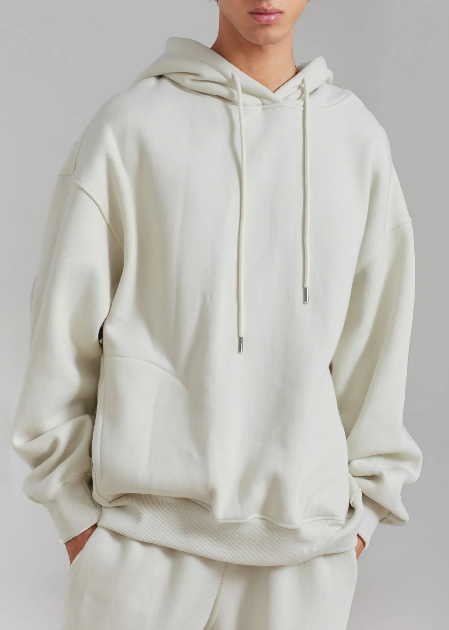 The Frankie Shop Hoops Hoodie Birch Online