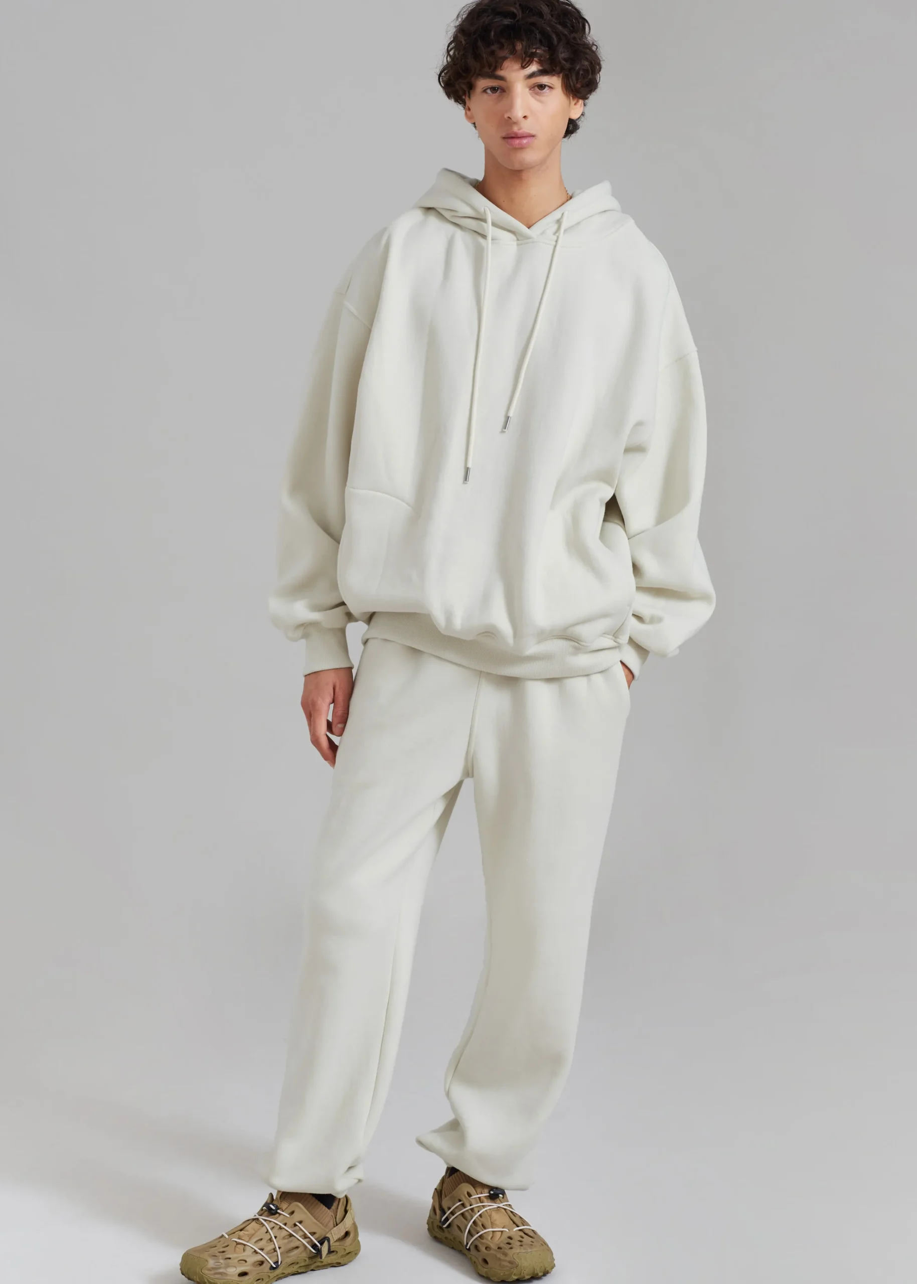 The Frankie Shop Hoops Hoodie Birch Online