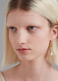 The Frankie Shop Jasmin Sparrow Lulu Earrings Gold Sale