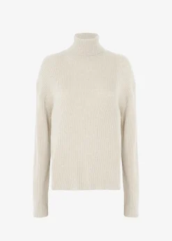 The Frankie Shop Jensen Turtleneck Sweater Taupe Best