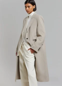 The Frankie Shop Jodie Double Pocket Coat Beige Online