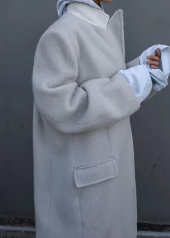 The Frankie Shop John Oversized Coat Birch Best