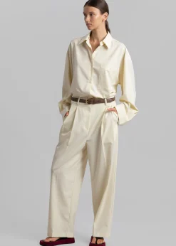 The Frankie Shop Jour Shirt Cream Sale