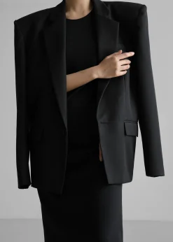 The Frankie Shop Jun Blazer Black Online