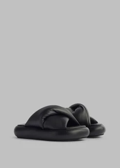 The Frankie Shop Jw Anderson Bumper Platform Twist Sandal Black Online