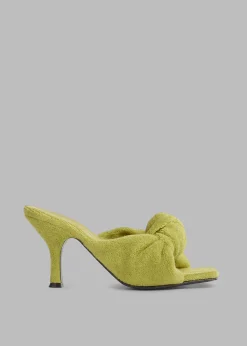 The Frankie Shop Jw Anderson Heel Knot Sandal Pop Green Best