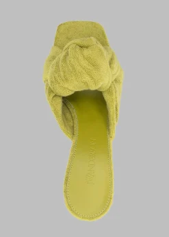 The Frankie Shop Jw Anderson Heel Knot Sandal Pop Green Best