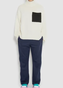 The Frankie Shop Jw Anderson Patch Pocket Turtleneck Off White/Black Online