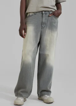 The Frankie Shop Kane Wide Jeans Grey Wash Best