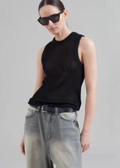 The Frankie Shop Kane Wide Jeans Grey Wash Best