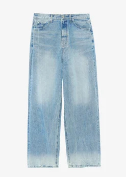 The Frankie Shop Kane Wide Jeans Blue Wash Outlet