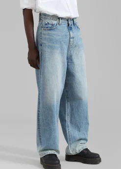The Frankie Shop Kane Wide Jeans Blue Wash Outlet