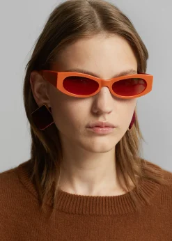 The Frankie Shop Karen Wazen Ciara Sunglasses Carrot Discount