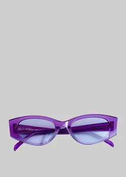 The Frankie Shop Karen Wazen Dixy Sunglasses Lavendar