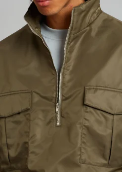 The Frankie Shop Kevin Anorak Jacket Khaki Brown Sale