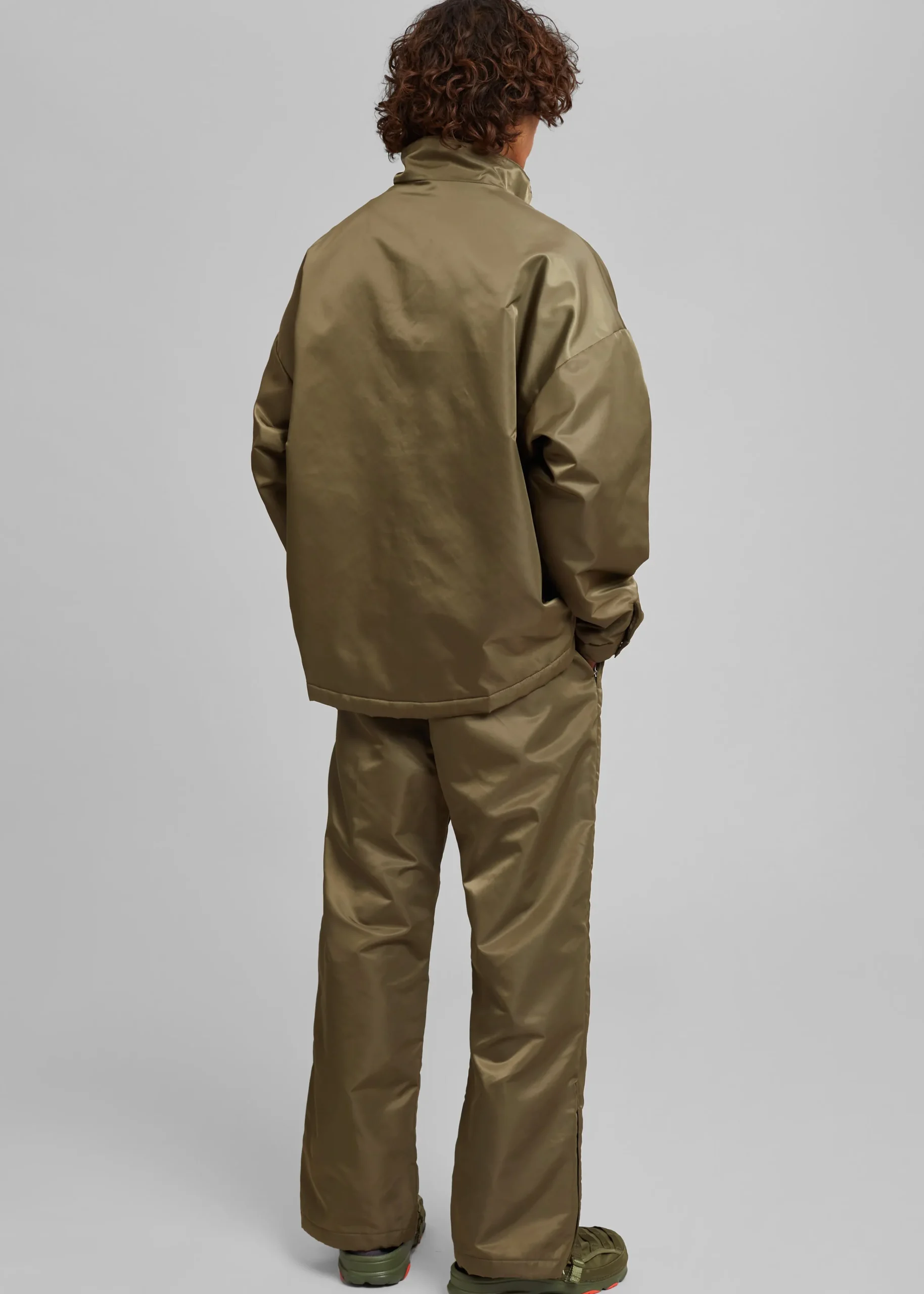 The Frankie Shop Kevin Anorak Jacket Khaki Brown Sale
