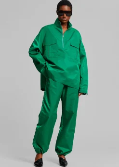 The Frankie Shop Kevin Anorak Jacket Kelly Green Online