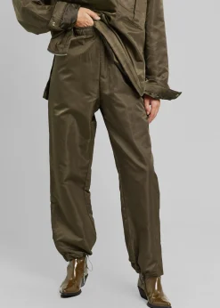 The Frankie Shop Kevin Track Pants Khaki Brown Discount