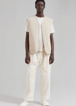 The Frankie Shop Lant Reversible Vest Natural