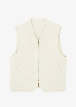 The Frankie Shop Lant Reversible Vest Natural