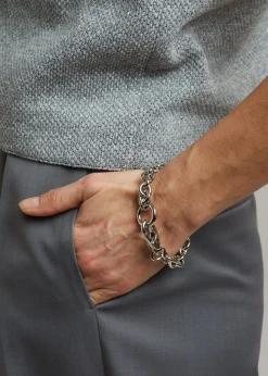 The Frankie Shop Laura Lombardi Cable Chain Bracelet Silver Clearance