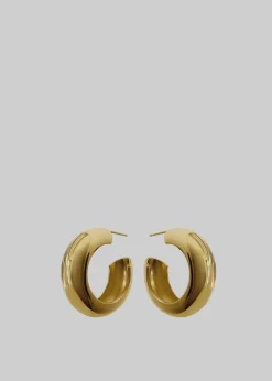 The Frankie Shop Laura Lombardi Cusp Hoops Gold Outlet